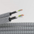 Электротруба ПВХ гибкая гофрированная d20мм серая с кабелем ВВГ-Пнг(А)-LS3х2.5кв.мм Конкорд 100м DKC