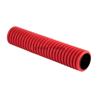 Труба гофрированная ПНД d90мм двустенная с зондом красная (уп.50м) PROxima EKF