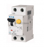Выключатель автоматический дифференциального тока PFL4-25 25А 30мА 2п(1P+N) 4.5кА тип AC хар-ка C EA