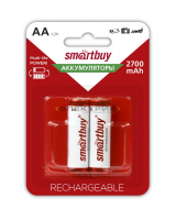 Аккумулятор NiMh AA 2700мАч (блистер 2шт, цена за 1шт) Smartbuy