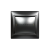 Выключатель одноклавишный скрытый керамика 10А черный Венера Smartbuy