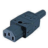 Разъем IEC 60320 C13 220в. 10A на кабель плоские контакты внутри разъема