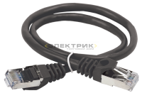 Коммутационный шнур (патч-корд) кат.6 FTP LSZH 3м черный ITK