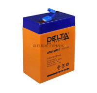 Аккумулятор 6В 4.5А/ч 70x47x107мм Delta