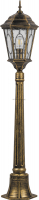 Светильник садово-парковый столб шестигранный черное золото "Рим" PL155 60Вт Е27 240х1225мм IP44 FER