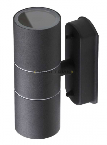 Светильник для декоративной подсветки WL28 BK черный MAX35W 2хGU10 IP54 ЭРА