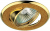 Светильник декоративный круглый со стеклянной крошкой DK18 GD/SH YL золото/золото 50Вт GU5.3 IP20 ЭР