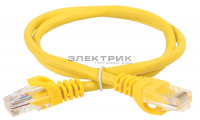 Коммутационный шнур (патч-корд) кат.5е UTP LSZH 7м желтый ITK