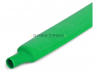 Трубка термоусадочная ТУТ-HF 16/8 зеленая (уп.50м) КВТ