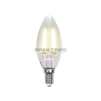 Лампа светодиодная филаментная FL CL C35 6Вт Е14 3000К 500Лм 35х100мм Uniel