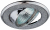 Светильник декоративный круглый со стеклянной крошкой DK18 CH/SH SL хром/серебро 50Вт GU5.3 IP20 ЭРА
