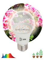 Лампа светодиодная для растений полного спектра FITO CL А60 11Вт Е27 60х120мм ЭРА