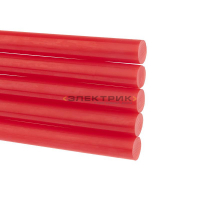 Клеевые стержни d11.3мм L100мм красные (уп.6шт) REXANT