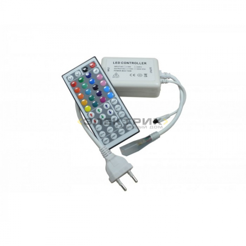 Контроллер для светодиодной ленты RGB 700Вт 220В IP20 с пультом GDC-RGB-700-IP20-220 (IR) GENERAL