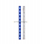 Лента светодиодная синяя 14.4Вт/м 12В 60LED/м SMD5050 IP23 (уп.5м) Neon-Night