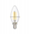 Лампа светодиодная филаментная PLED OMNI FL CL С35 6Вт Е14 3000К 600Лм 35х110мм JazzWay