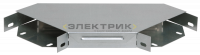 Поворот горизонтальный на 90 гр. 50х500мм IEK