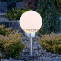 Светильник светодиодный садовый ERASF22-22 4LED "Шар" на солнечной батарее d25см IP44 ЭРА