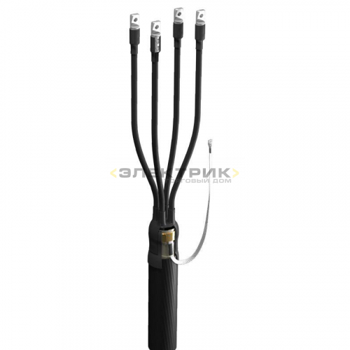Муфта кабельная концевая универсальная 1кВ 4ПКВ(Н)Тпб-1 16-25мм2 с наконечниками (пластик с броней) 