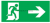 Наклейка "Направление к эвакуационному выходу направо" для светильника NEF-07 310х90мм Navigator