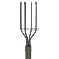 Муфта кабельная концевая универсальная 1кВ 4ПКВ(Н)Тп-1 16-25мм2 с наконечниками (пластик без брони) 