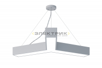 Светильник светодиодный подвесной белый Geometria Igrek SPO-142-W-40K-044 44Вт 4000К 3000Лм 800х800х