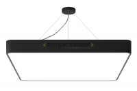 Светильник светодиодный подвесной черный Geometria Quadro SPO-164-B-40K-110 110Вт 4000К 17300Лм 800х