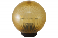 Светильник НТУ 02-60-204 шар золотой с огранкой 60Вт Е27 200х210мм IP44 TDM