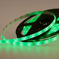 Лента светодиодная зеленая 4.8Вт/м 12В 60LED/м SMD3528 IP65 (уп.5м) Neon-Night