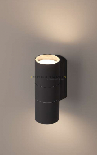 Светильник для декоративной подсветки WL28 GY серый MAX35W 2хGU10 IP54 ЭРА
