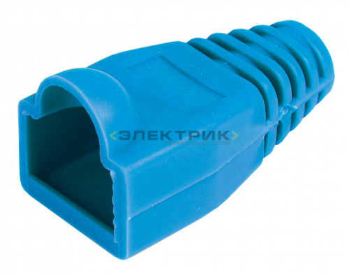 ITK Колпачок изолирующий для разъема RJ-45, PVC, синий IEK
