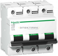 Выключатель автоматический C120H 3P 100А 15кА хар-ка D Acti9 Schneider Electric