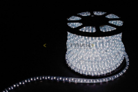Дюралайт светодиодный двухжильный белый LED-R2W d13мм 36LED/м 7000К 1,44Вт/м 220В IP65 FERON