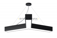 Светильник светодиодный подвесной черный Geometria Igrek SPO-143-B-40K-056 56Вт 4000К 3700Лм 900х900