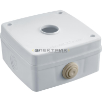 Коробка монтажная для видеокамер белая 140х140х66мм IP66 Navigator