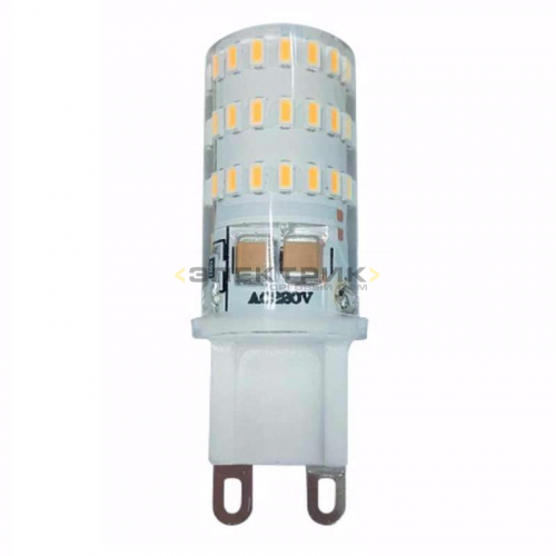 Лампа светодиодная стекло PLED-G9 CL 3Вт G9 4000К 240Лм 14х50мм JazzWay