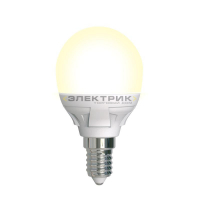 Лампа светодиодная диммируемая FR G45 7Вт Е14 3000K 600Лм 45х84мм Uniel