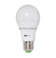 Лампа светодиодная для растений PPG AGRO FR А60 9Вт Е27 60х112мм JazzWay