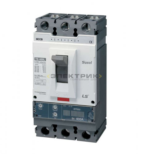 Автоматический выключатель TS400N (65kA) ETS33 400A 3P3T LSIS