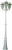 Светильник садово-парковый столб белый "Классика" PL6215 3х100Вт Е27 420х2200мм IP44 FERON