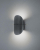 Светильник светодиодный фасадный NOF-D-W-026-01 черный 6Вт 3000К 260Лм 108x52x190мм IP54 Navigator