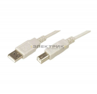 Кабель USB (USB B-USB A) 1.8м серый REXANT