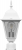 Светильник садово-парковый четырехгранный на столб белый "Классика" PL4103 60Вт Е27 150х320мм IP44 F