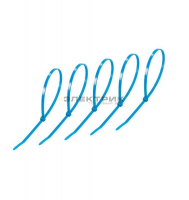 Хомут-стяжкa нeйлонoвая 300x4.8мм синяя (уп.25шт) REXANT