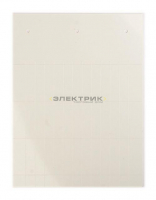Табличка полужесткая установка в держатель ПВХ-0.5 белая (уп.550шт) DKC