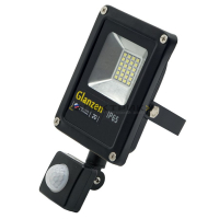Светодиодный прожектор c датчиком движения FAD-0017-10 GLANZEN