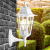 Светильник садово-парковый шестигранный настенный "Леда1" НБУ 06-60-001 белый 60Вт Е27 190x225x340мм