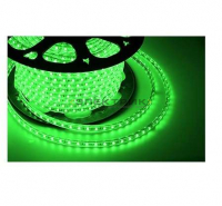 Лента светодиодная зеленая 14.4Вт/м 220В 60LED/м SMD5050 IP67 (уп.100м) 13х8мм Neon-Night