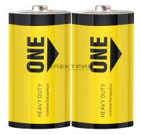 Батарейка солевая R20/2S (уп.2шт, цена за 1шт) Smartbuy