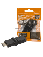 Переходник "АВП 5" штекер HDMI - гнездо HDMI поворотный на 180 градусов позолоченные контакты TDM